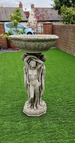 Grande statua mangiatoia bagno