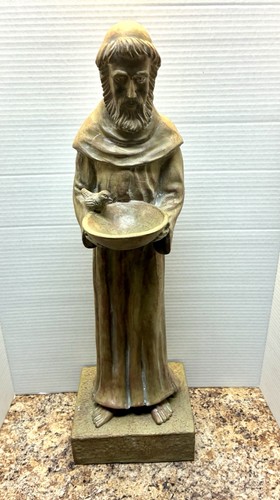 Statua san francesco uccellino - statua,