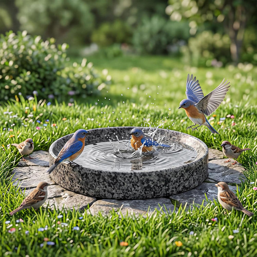 Stone bird bath ciotola - bath,, da