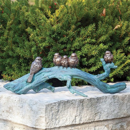 Statua giardino uccellini - statua,